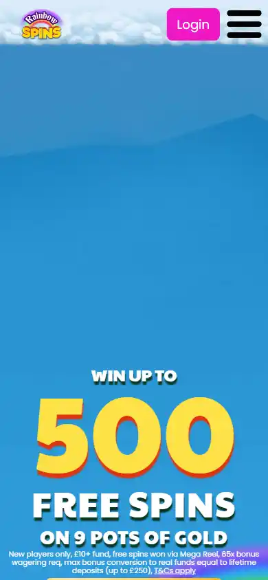Rainbow Spins Casino IE screenshot 5