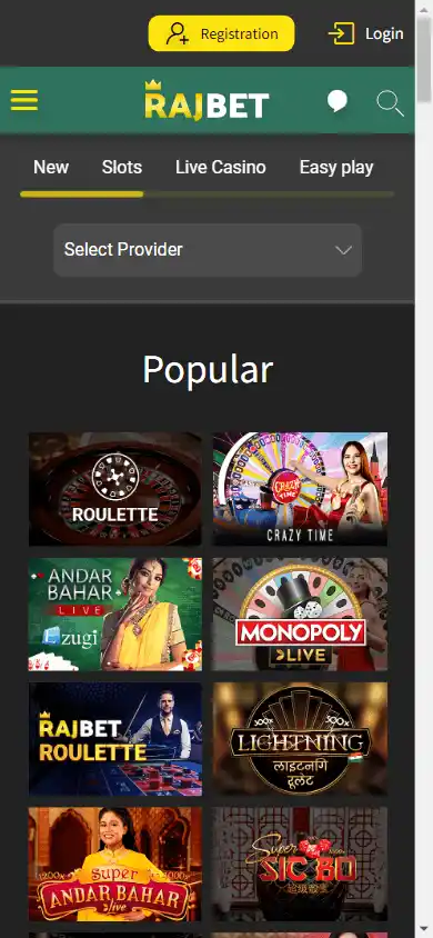 Rajbet Casino screenshot 3
