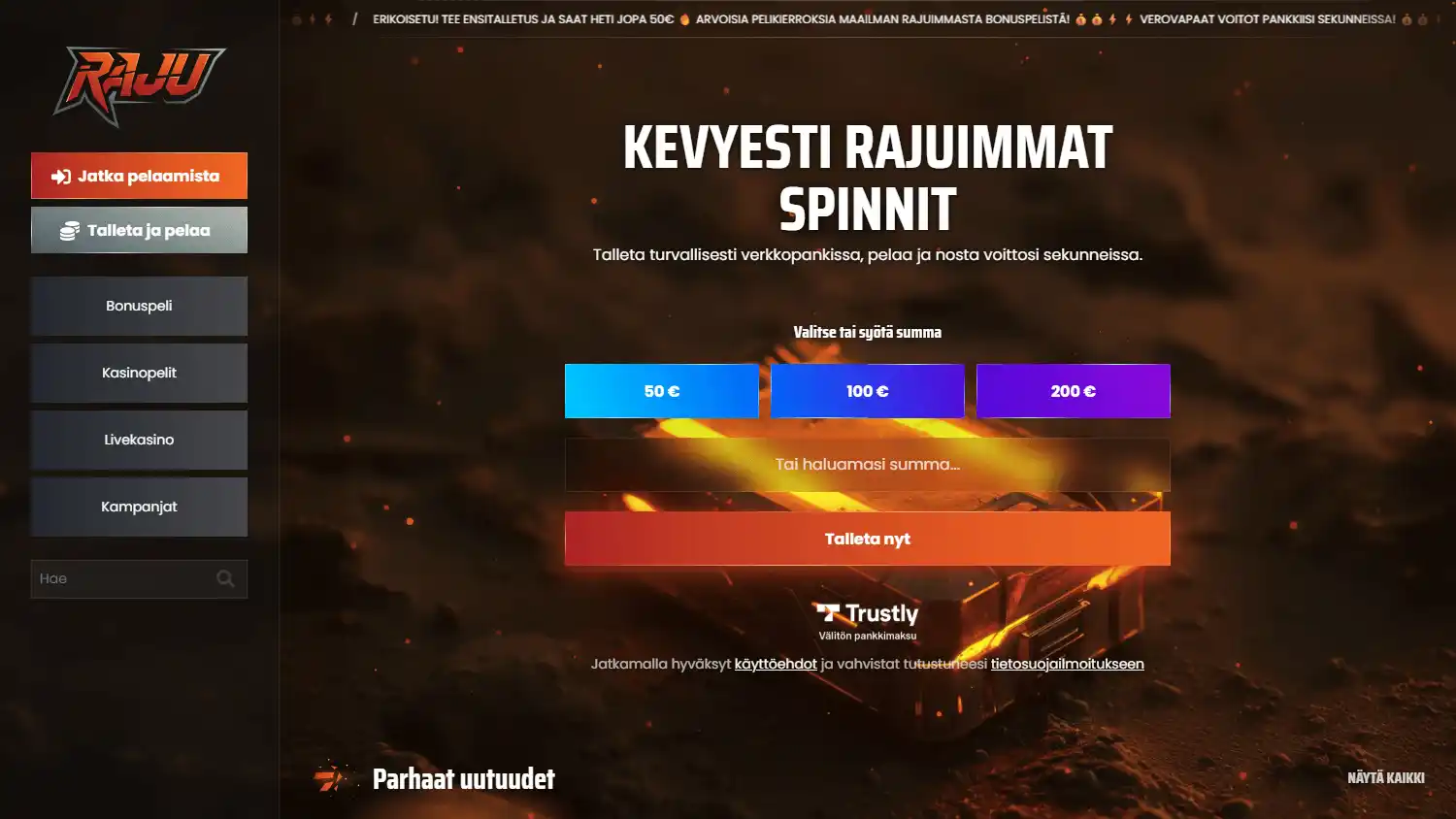 Raju Casino screenshot 1