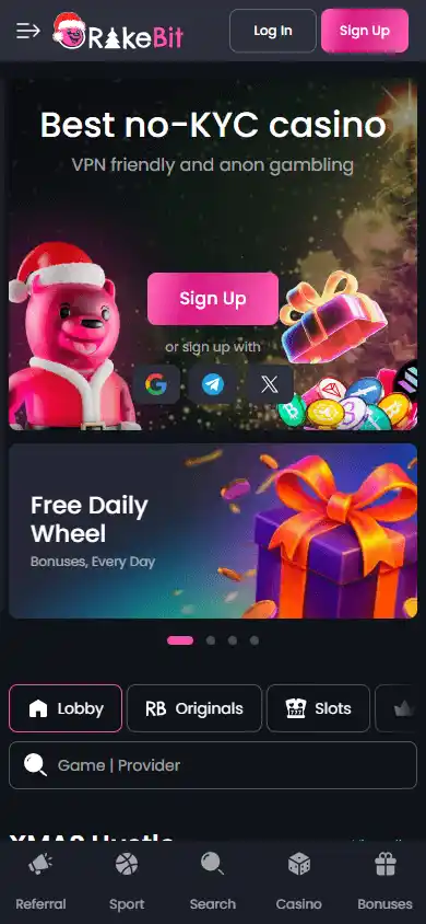 RakeBit Casino screenshot 4