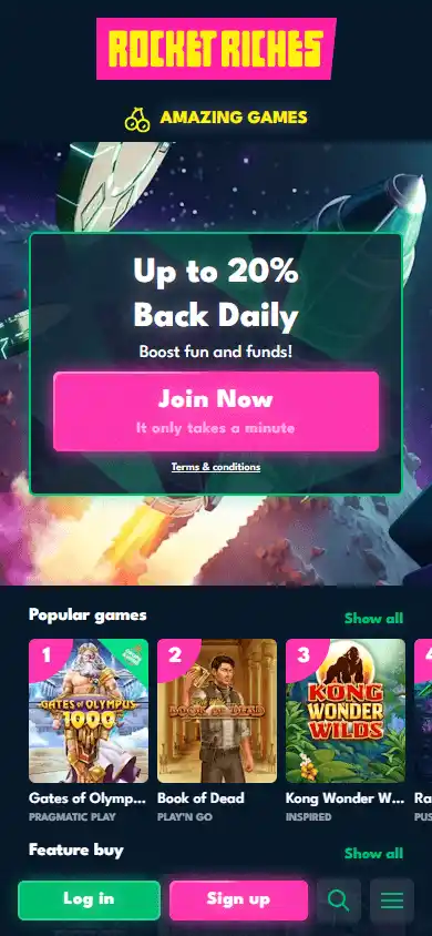 Raketti Casino screenshot 4