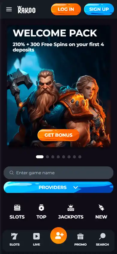 Rakoo Casino screenshot 4