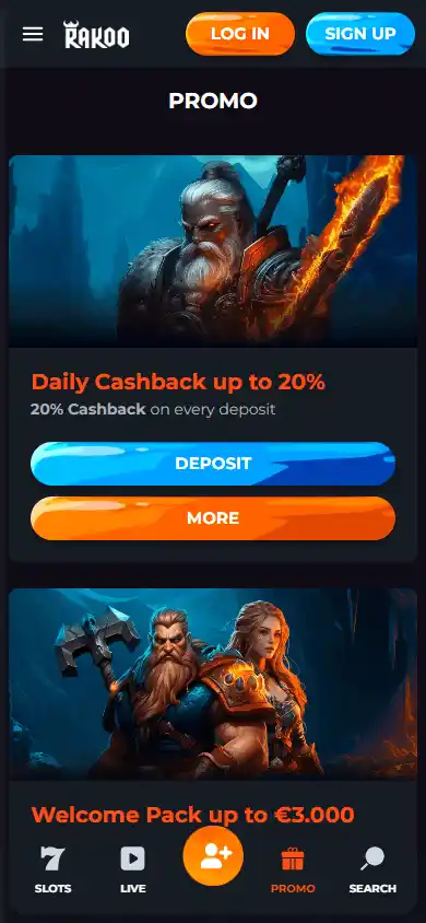 Rakoo Casino screenshot 6