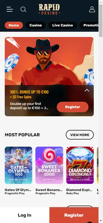 Rapid Casino screenshot 4