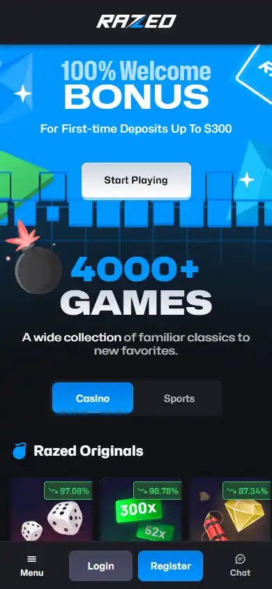 Razed Casino screenshot 4