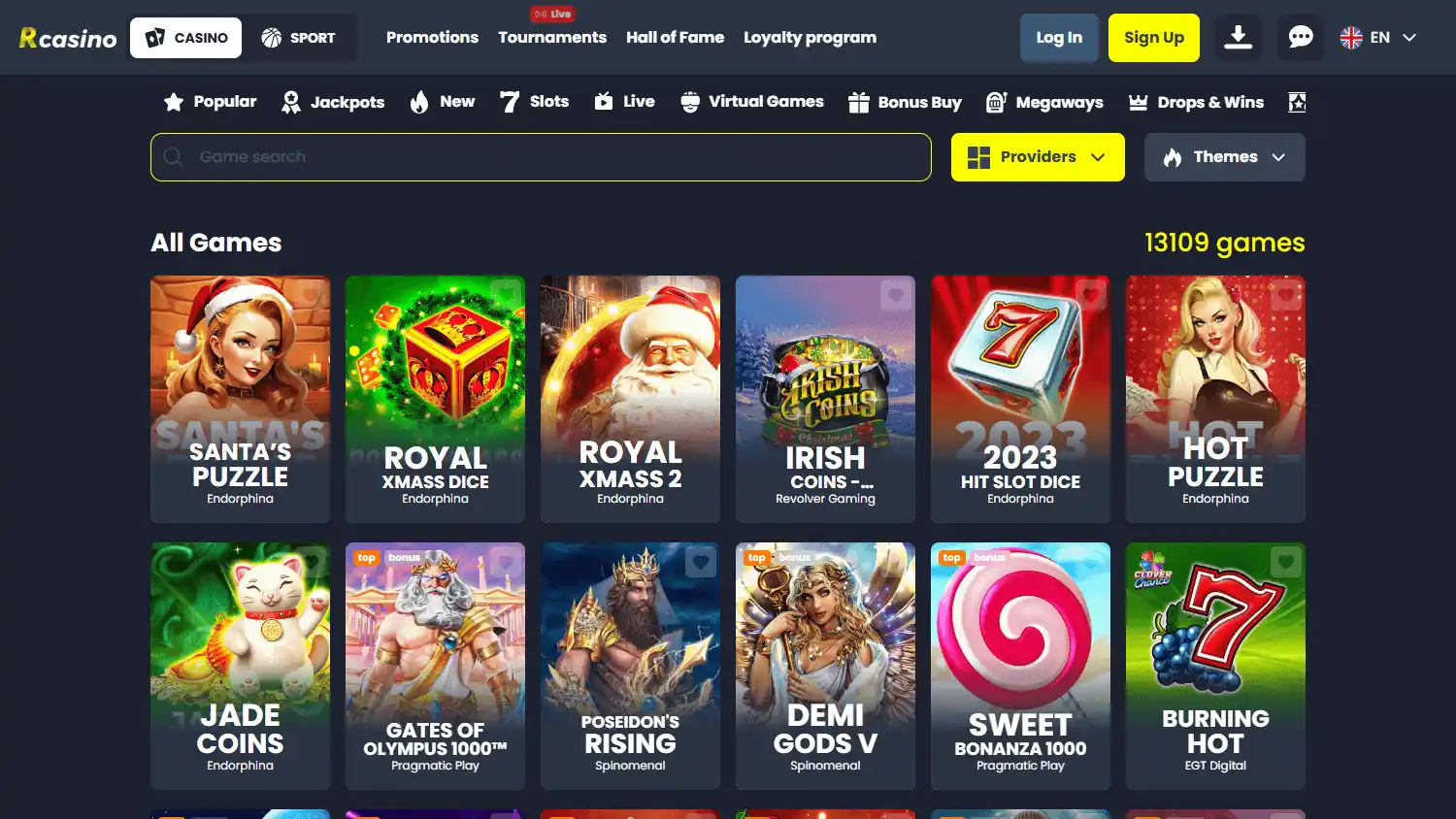 Rcasino screenshot 2