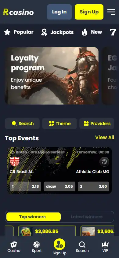 Rcasino screenshot 4