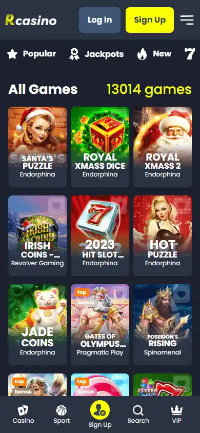 Rcasino screenshot 5
