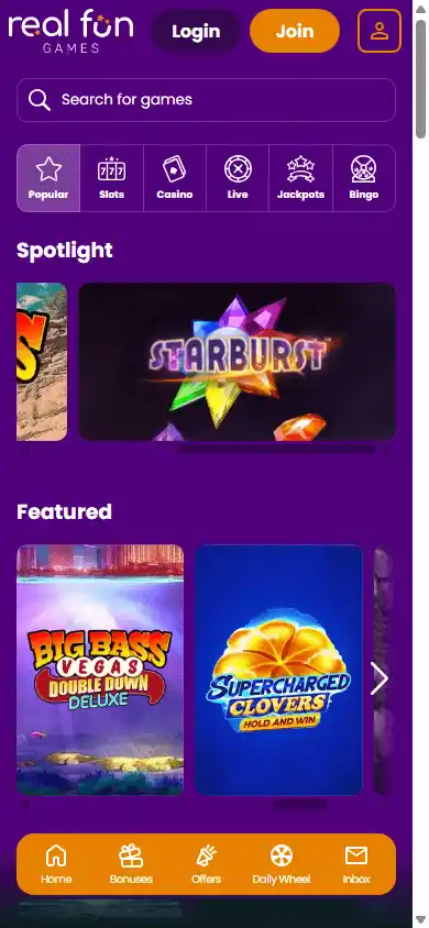 Real Fun Games Casino screenshot 6