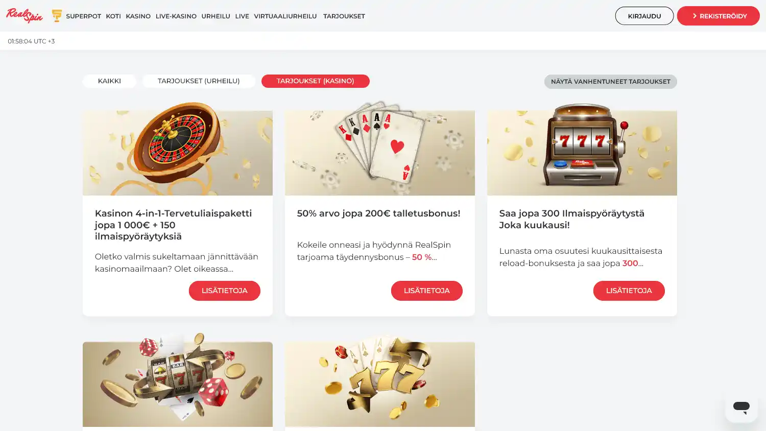 RealSpin Casino screenshot 3
