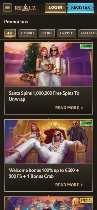 Realz Casino screenshot 6