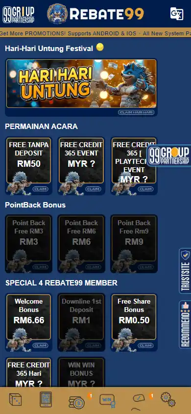 Rebate99 Casino screenshot 2