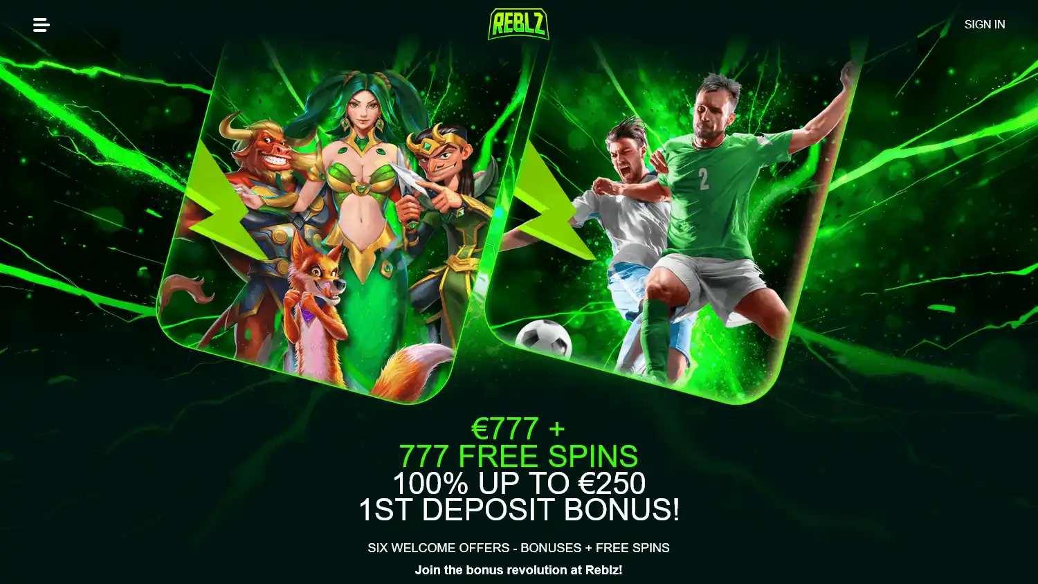 Reblz Casino screenshot 2
