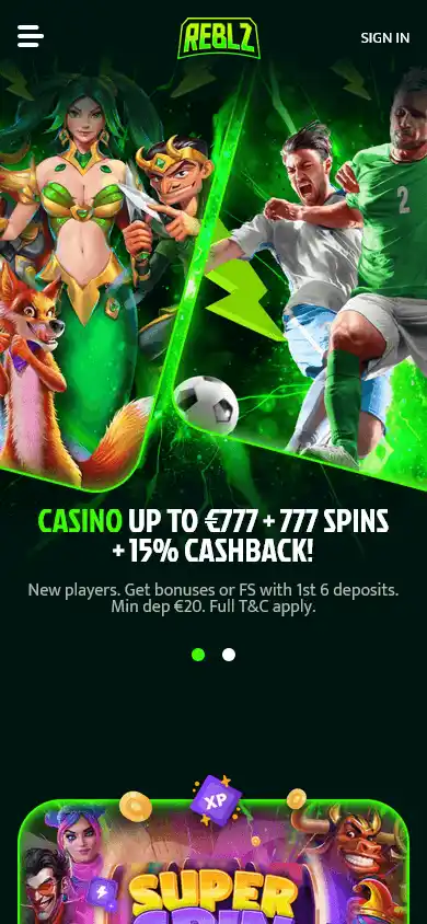 Reblz Casino screenshot 3