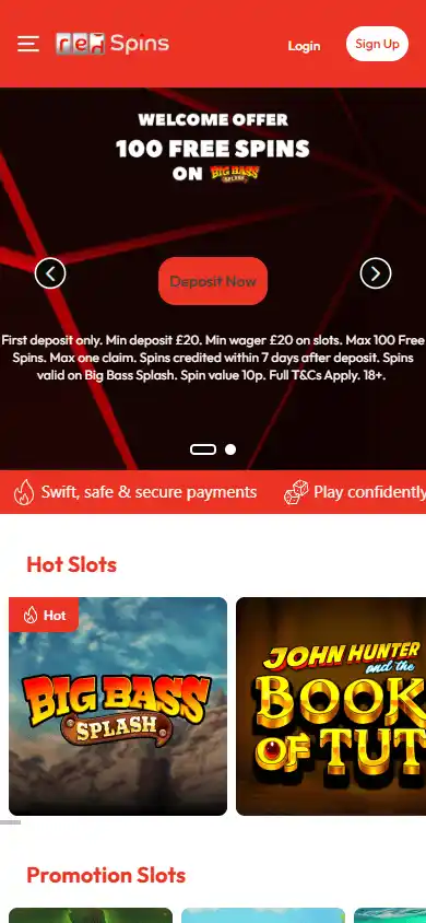 Red Spins Casino screenshot 4