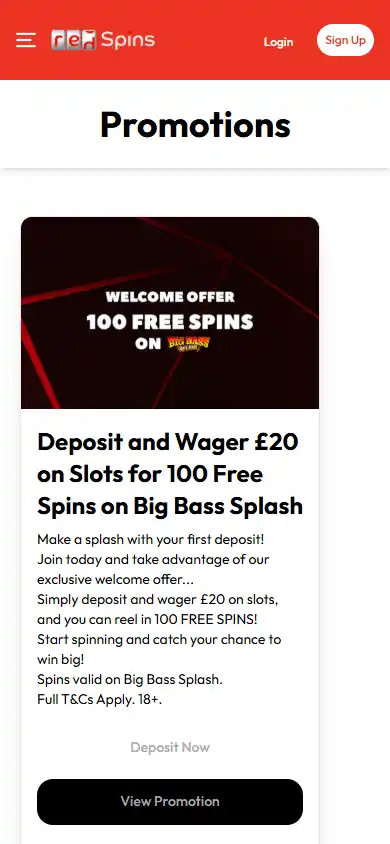 Red Spins Casino screenshot 6