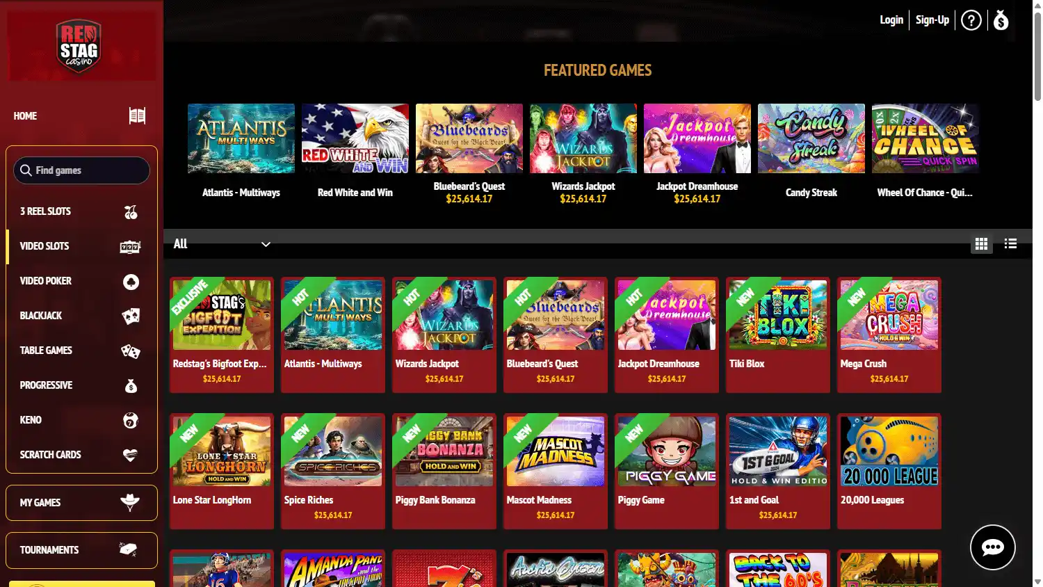 Red Stag Casino screenshot 2