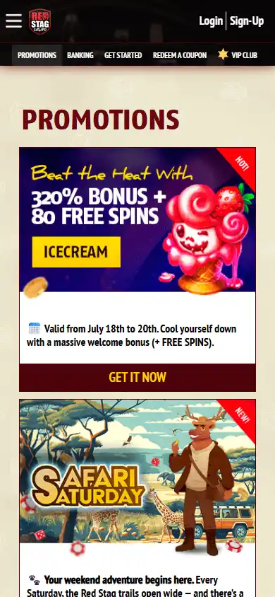Red Stag Casino screenshot 6