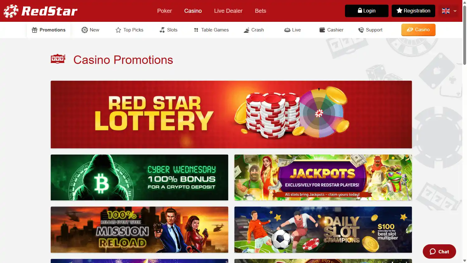 RedStar Casino screenshot 3