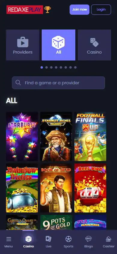 RedAxePlay Casino screenshot 5