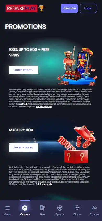 RedAxePlay Casino screenshot 6