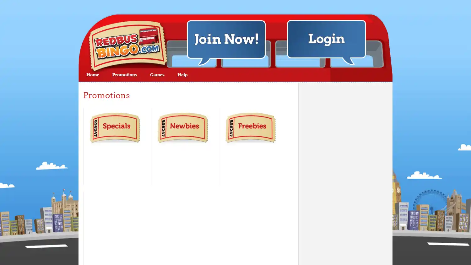 RedBus Bingo Casino screenshot 3