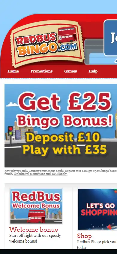 RedBus Bingo Casino screenshot 4