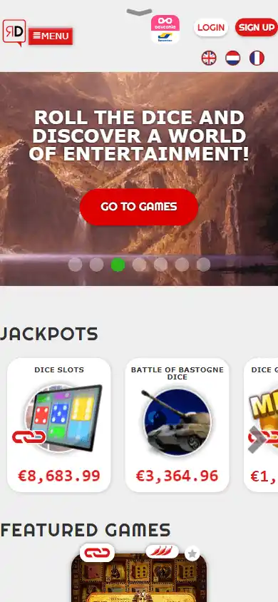 RedDice.be Casino screenshot 3