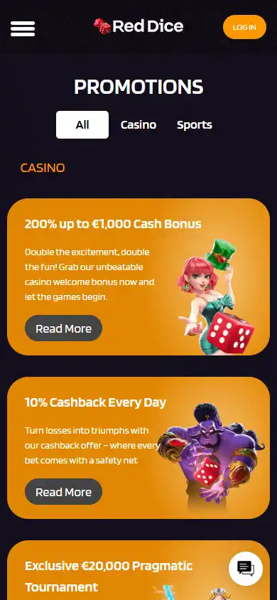 RedDice.com Casino screenshot 6