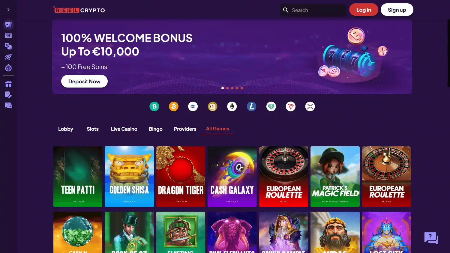 Reel Crypto Casino screenshot 2