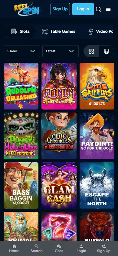 Reel Spin Casino screenshot 5