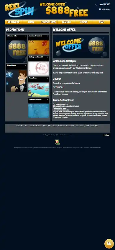 Reel Spin Casino screenshot 6