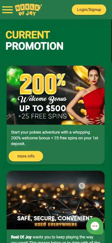Reels of Joy Casino screenshot 4