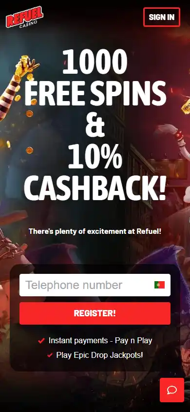 Refuel Casino screenshot 2