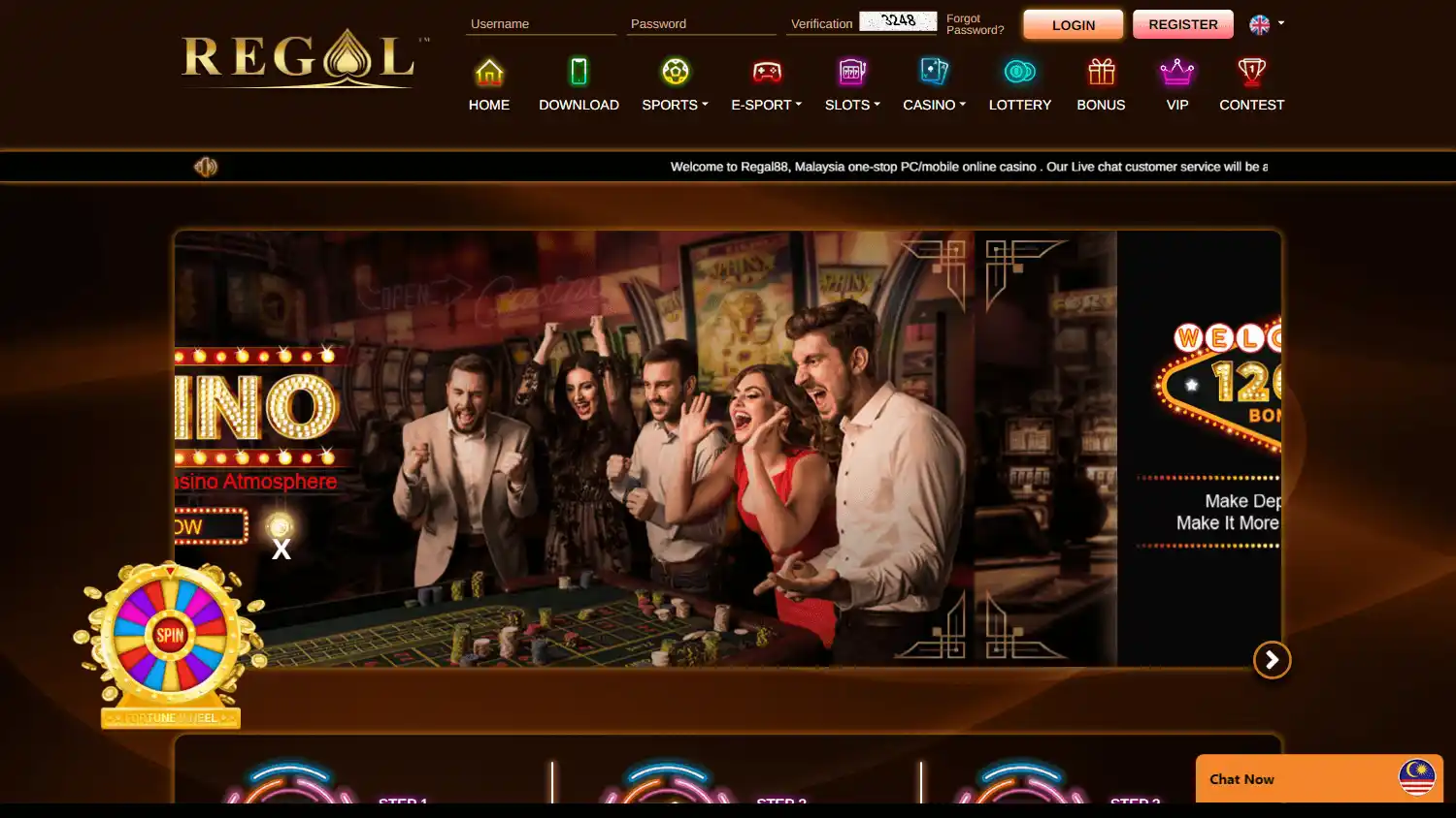 Regal88 Casino screenshot 1