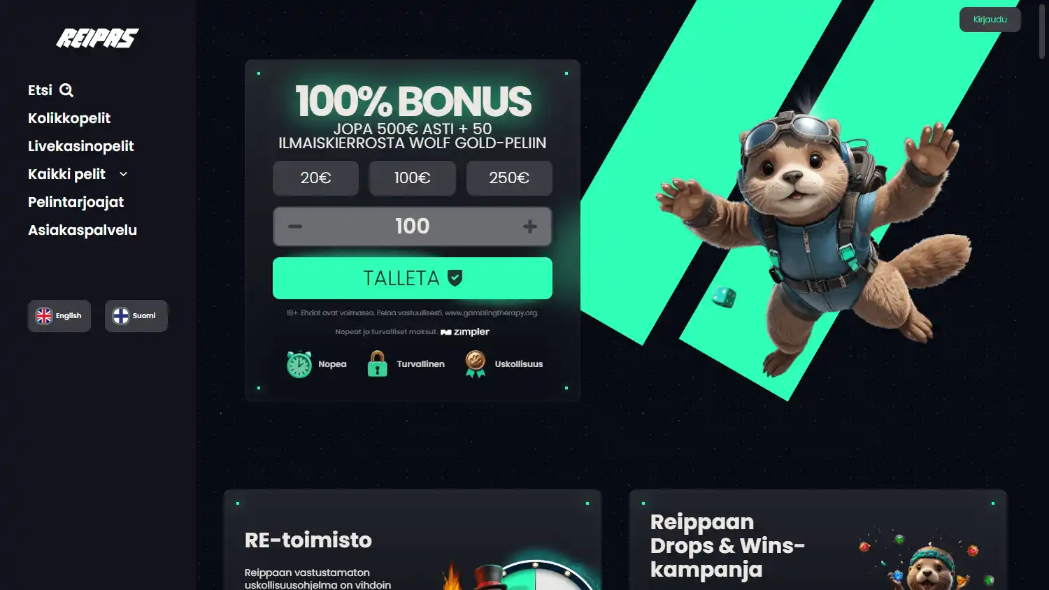 Reipas Casino screenshot 1