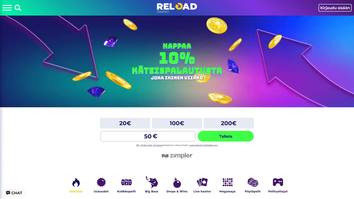 Reload Casino screenshot 1