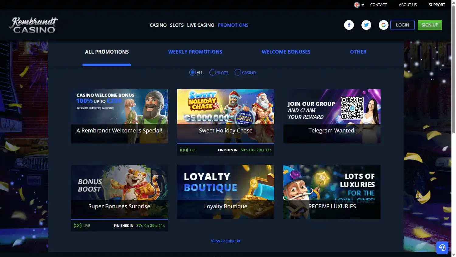 Rembrandt Casino screenshot 3