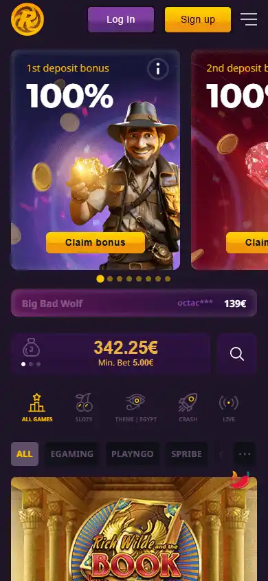 Respin.bet Casino screenshot 3