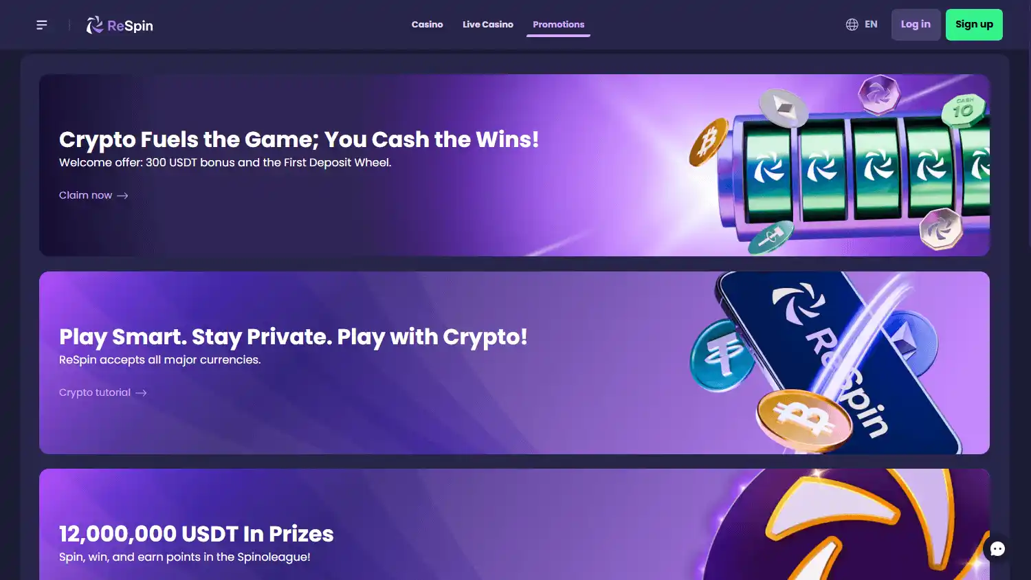 ReSpin Casino screenshot 3