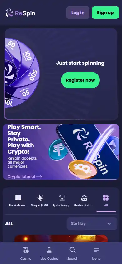 ReSpin Casino screenshot 5