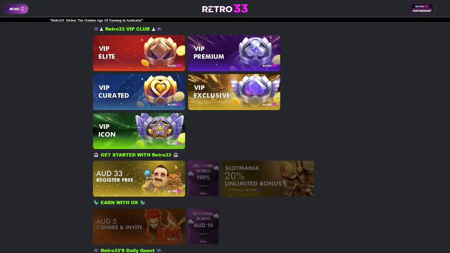 Retro33 Casino screenshot 3
