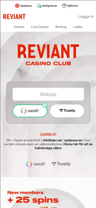 Reviant Casino screenshot 4