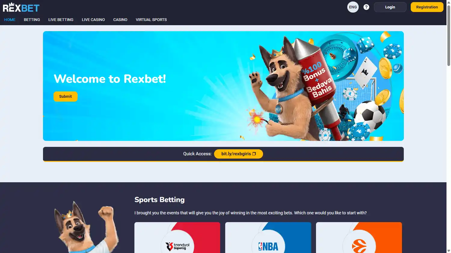 Rexbet Casino screenshot 1