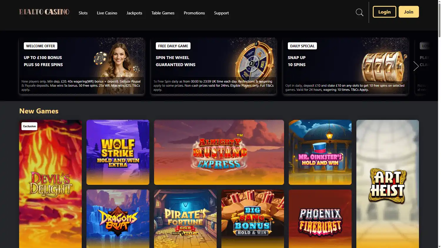 Rialto Casino screenshot 1