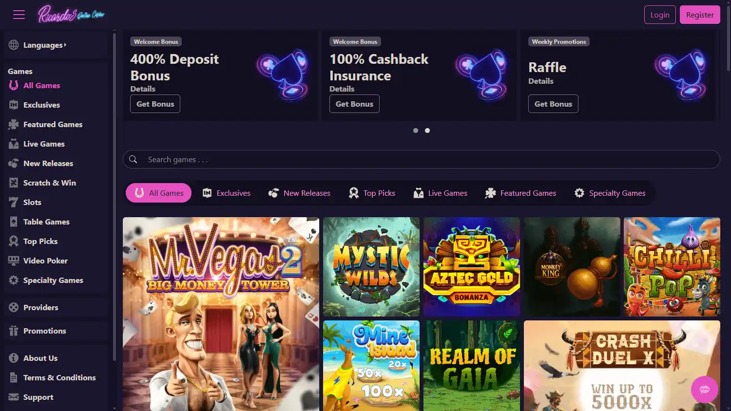 Ricardo's Casino screenshot 1