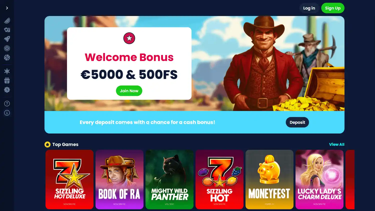 Rich Gringo Casino screenshot 1
