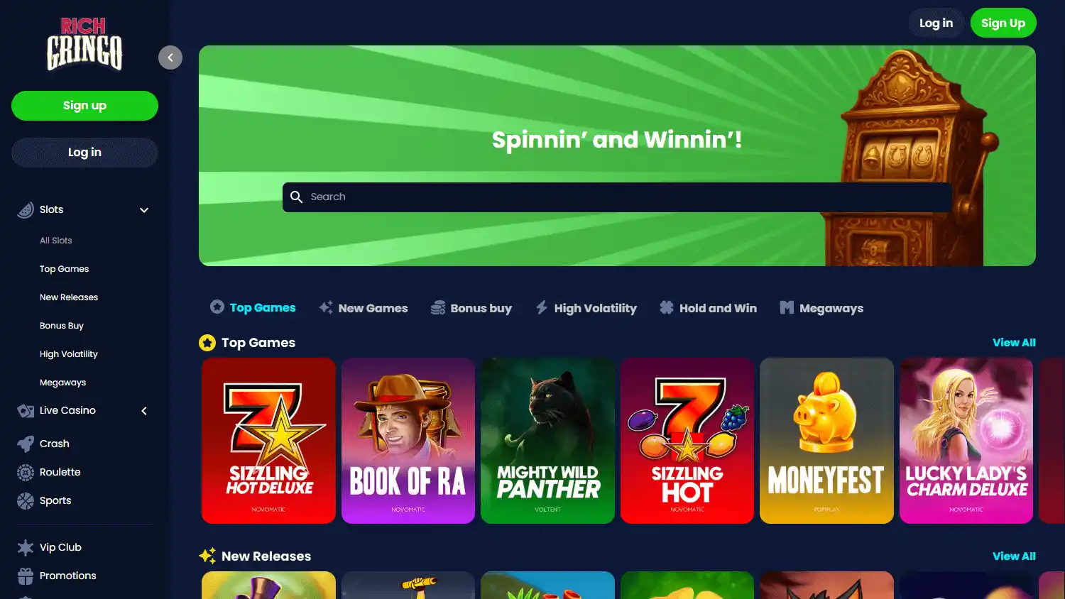 Rich Gringo Casino screenshot 2