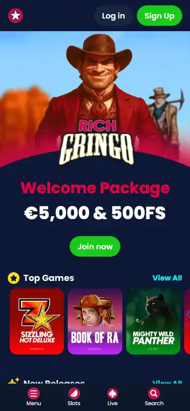 Rich Gringo Casino screenshot 4