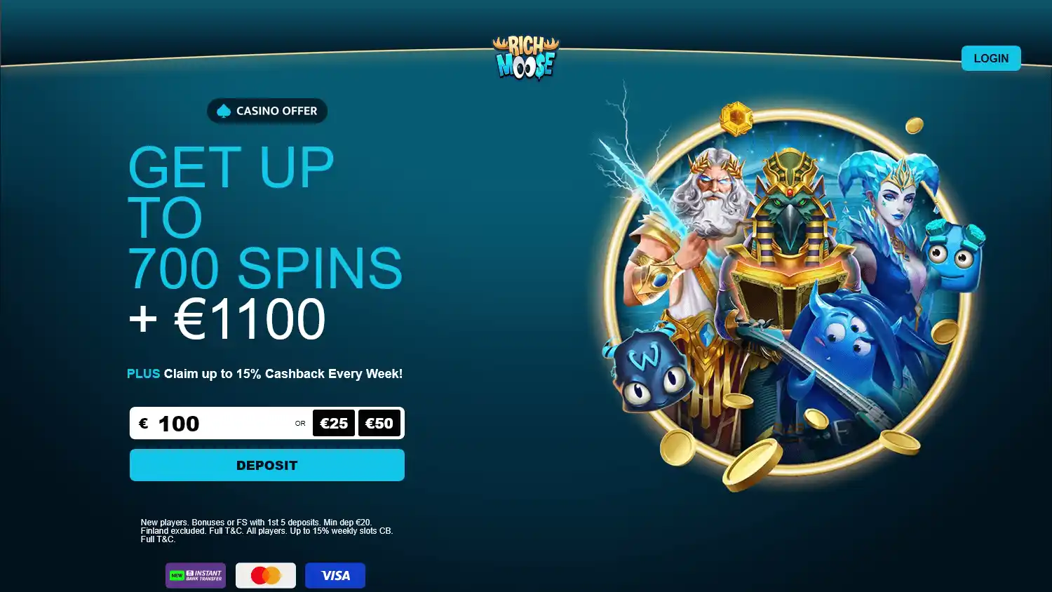 Rich Moose Casino screenshot 1